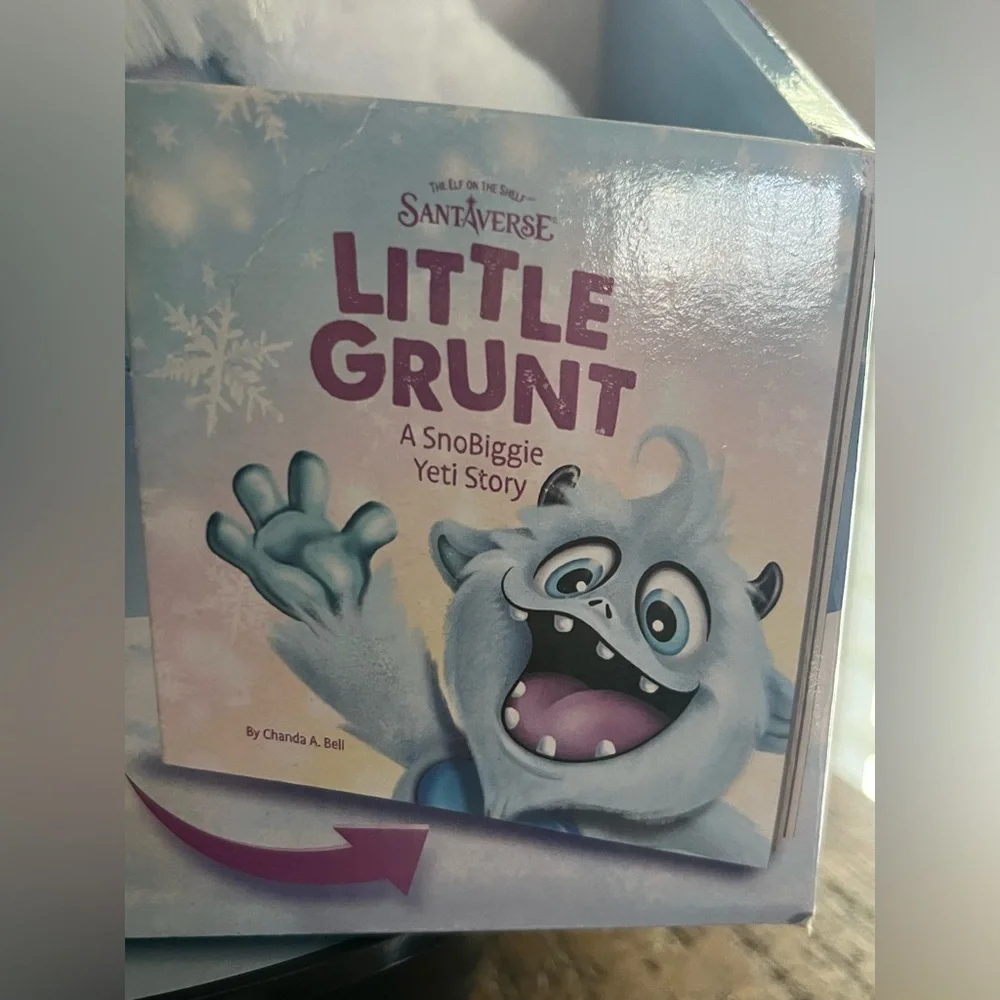 Snobiggie Little Grunt Yeti Plush Toy & Book set, new!